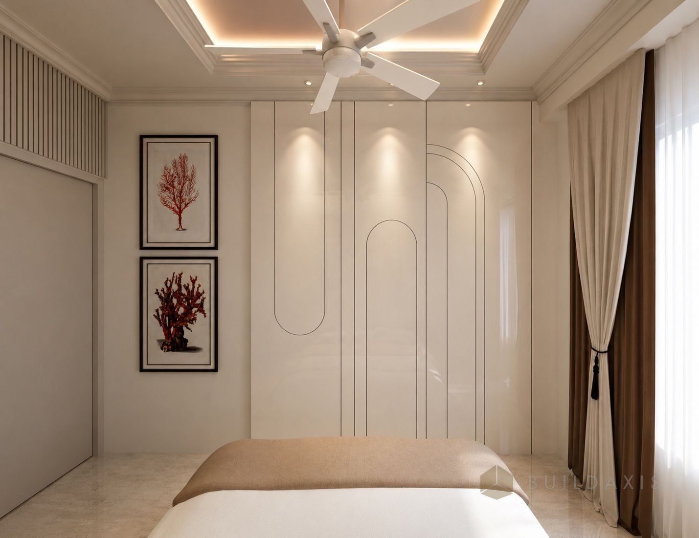 Residential interior design and construction by Buildaxis, Bosila, Dhaka